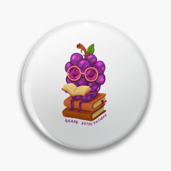 Item preview, Grape Expectations Illustration designed and sold by Vuckovicdraws.