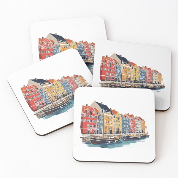 Item preview, Copenhagen - Denmark (Country Collection) designed and sold by HeartbeatPrint.