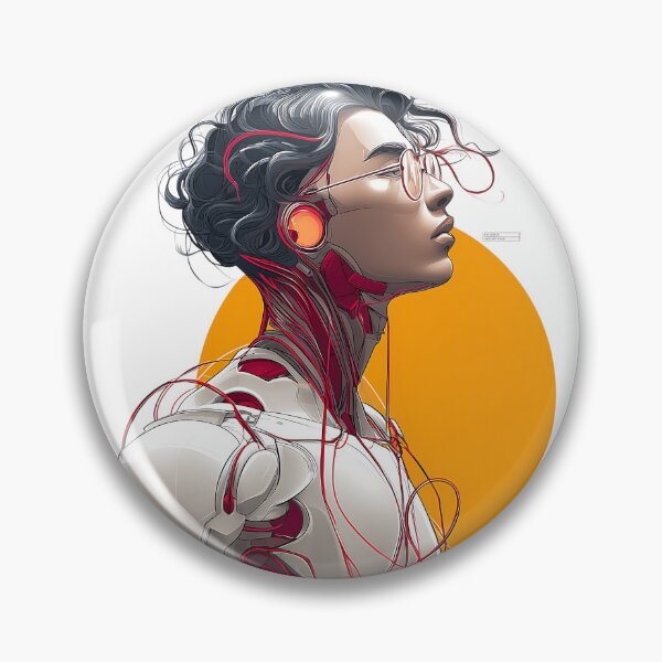 Item preview, Digital Dreamscape A Cyborgs Serene Gaze designed and sold by pkvorakorn.