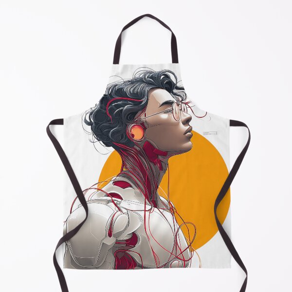 Item preview, Digital Dreamscape A Cyborgs Serene Gaze designed and sold by pkvorakorn.