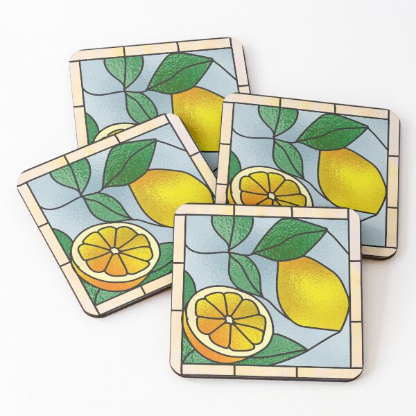 Item preview, Stained Glass Lemons designed and sold by AbigailHerman.