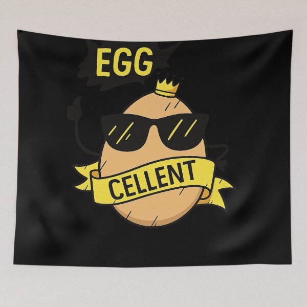 Item preview, EGGCELLENT FUNNY QUOTE designed and sold by Uglyandcute.