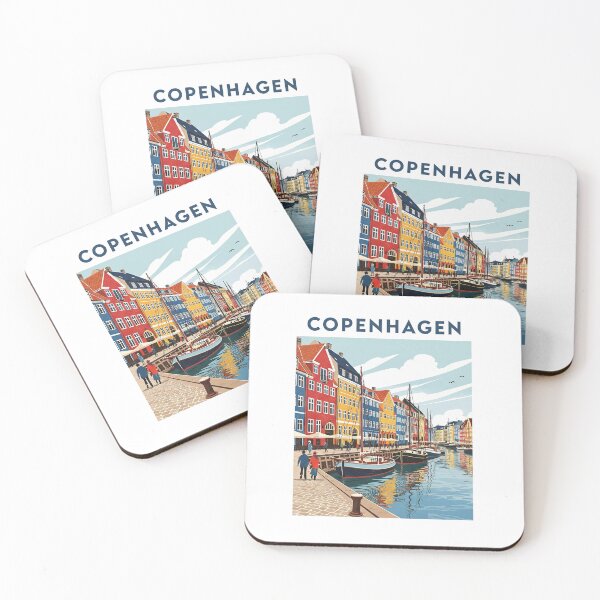 Item preview, Copenhagen - Denmark (Country Collection) designed and sold by HeartbeatPrint.