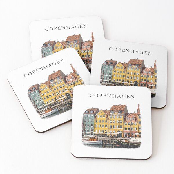 Item preview, Copenhagen - Denmark (Country Collection) designed and sold by HeartbeatPrint.