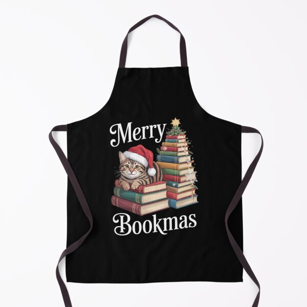 Item preview, Merry Bookmas Cat Reading A Book Ugly Christmas designed and sold by brynatshop.