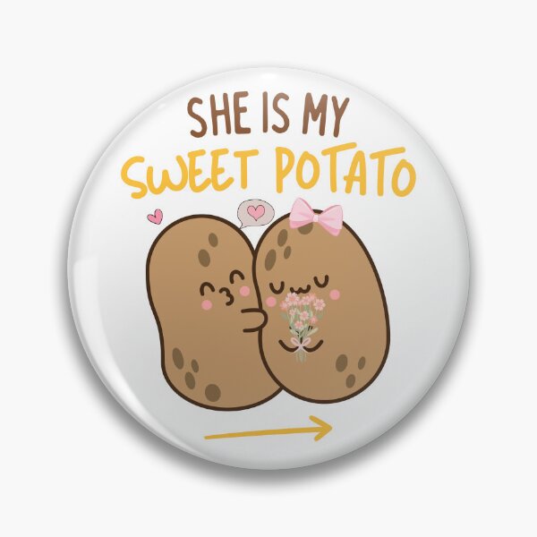 Item preview, She's My Sweet Potato Kawaii Couples designed and sold by thebest-2studio.