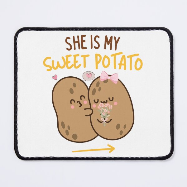 Item preview, She's My Sweet Potato Kawaii Couples designed and sold by thebest-2studio.