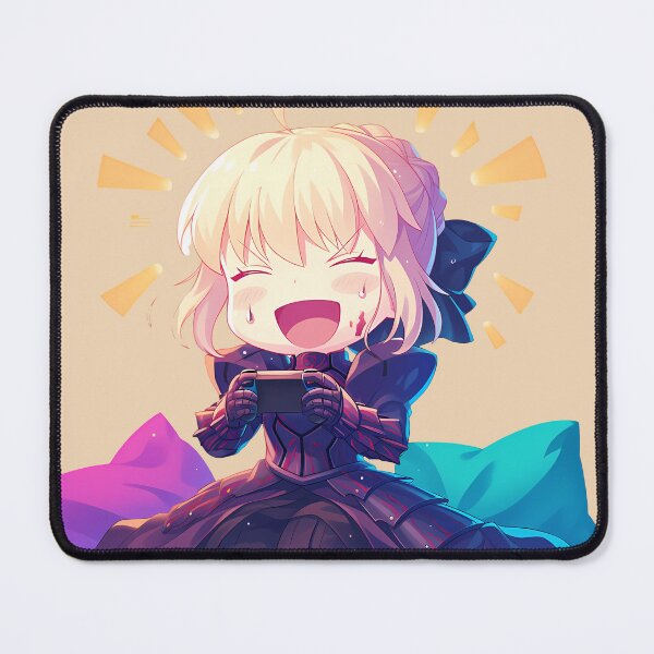 Artikelvorschau, Saber Alter Fate Stay Night Anime Chibi Gaming Controller entworfen und verkauft von juniorcastros.