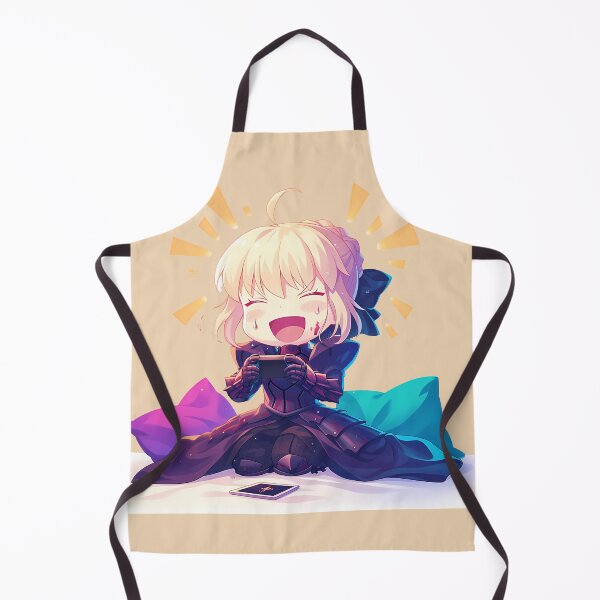 Aperçu de l'œuvre Manette de jeu Saber Alter Fate Stay Night Anime Chibi créée et vendue par juniorcastros.