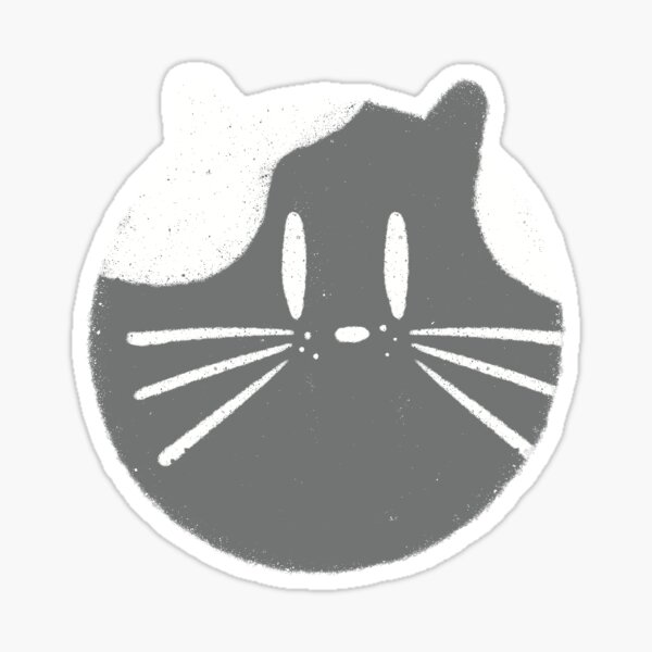 Item preview, The Roundest Kitten Grey and White designed and sold by Druid Soup.