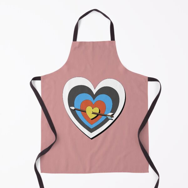 Item preview, Archery Target Cute Cupid Heart Shapes designed and sold by Lwahniarts.
