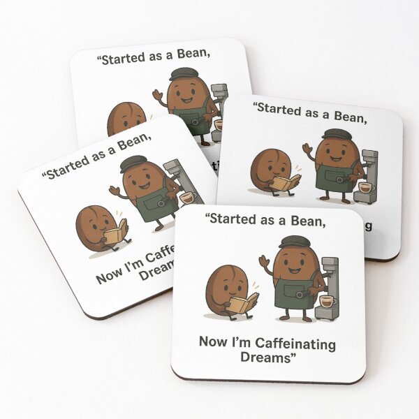 Item preview,  Bean to Barista funny coffee bean evolution designed and sold by Uglyandcute.