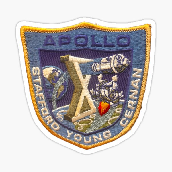Item preview, Apollo Moon Mission Patch X - SPACE HISTORY  designed and sold by CleverCulture.