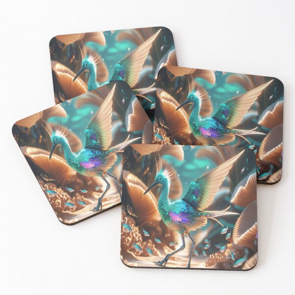 Item preview, Underwater Birds Coral Reef Fantasy Art designed and sold by Max Store.