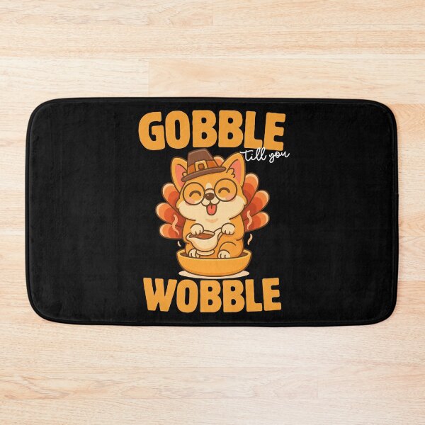 Item preview, Gobble Till You Wobble Kawaii Corgi Turkey Thanksgiving designed and sold by thebest-2studio.