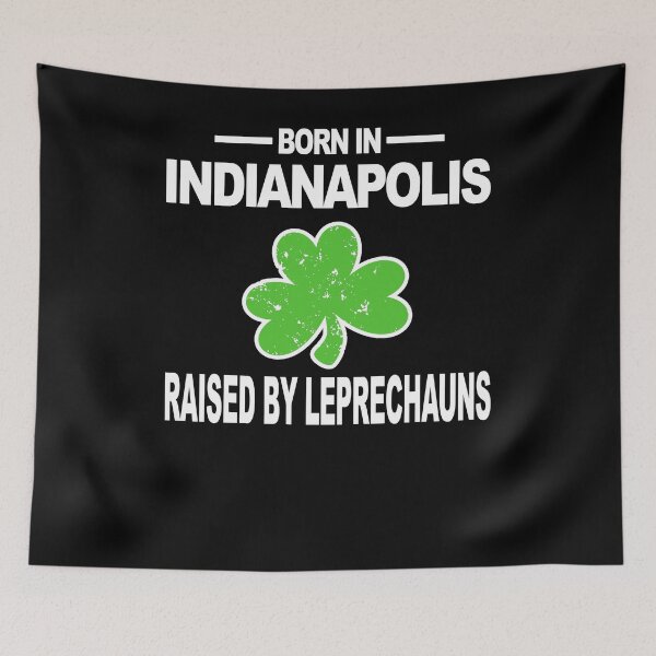 Artikelvorschau, Indianapolis-Hemd angehoben durch Leprechauns St. Paddy Shirt entworfen und verkauft von shoppzee.