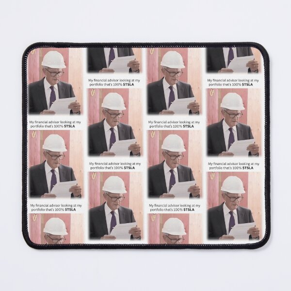 Item preview, Jpow looking at my 100% Tesla Portfolio WSB MEME designed and sold by WigOutlet.