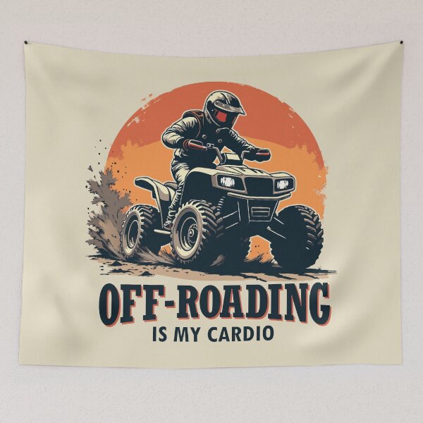 Item preview, Off-roading Is My Cardio designed and sold by Automotive Art by Greg.