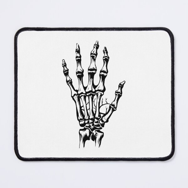 Item preview, Skeleton Hand Illustration - Gothic Bone Anatomy Line Art Design designed and sold by inkoutninja.