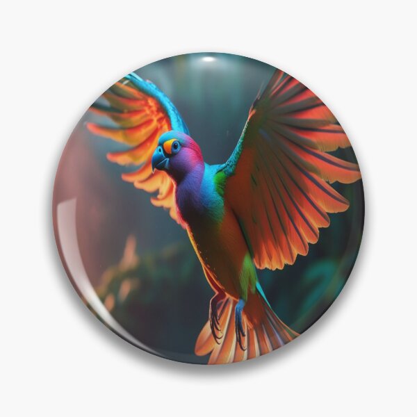 Item preview, Exotic Bird in Flight Dramatic Portrait designed and sold by Max Store.