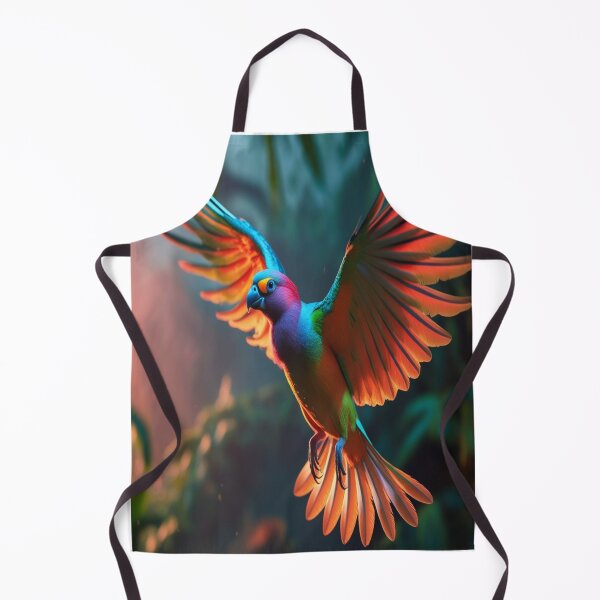 Item preview, Exotic Bird in Flight Dramatic Portrait designed and sold by Max Store.