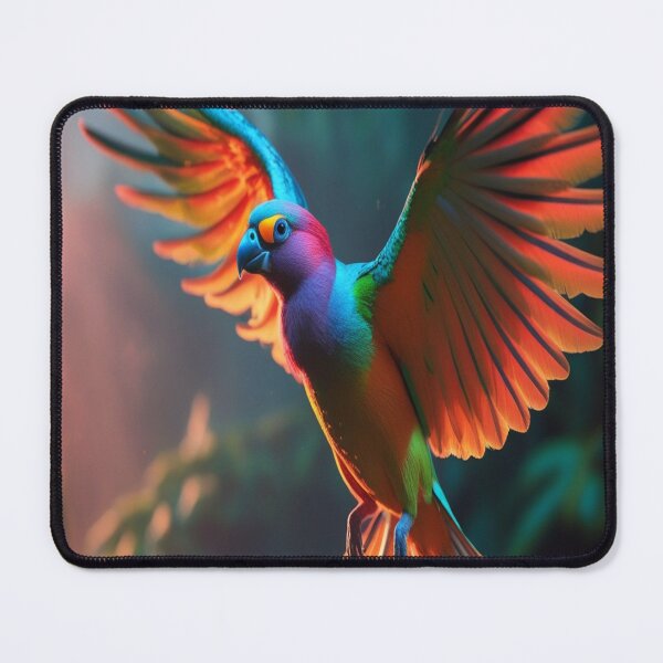 Item preview, Exotic Bird in Flight Dramatic Portrait designed and sold by Max Store.