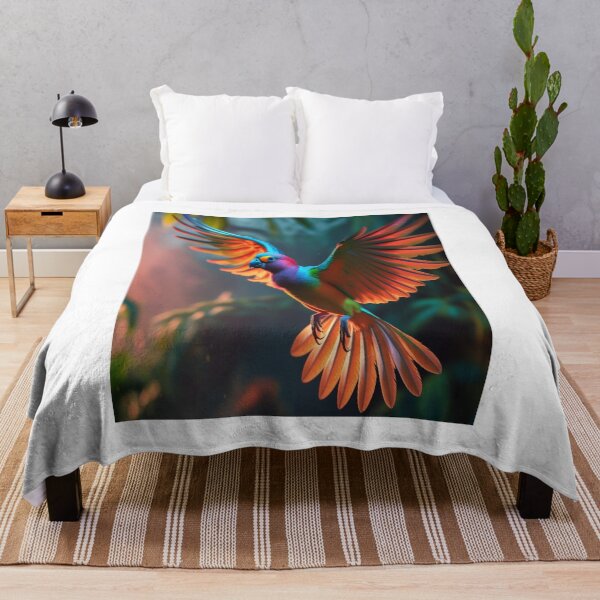 Item preview, Exotic Bird in Flight Dramatic Portrait designed and sold by Max Store.