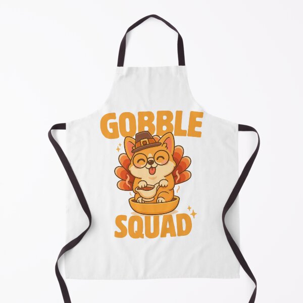 Item preview, Gobble Squad Thanksgiving Corgi designed and sold by thebest-2studio.