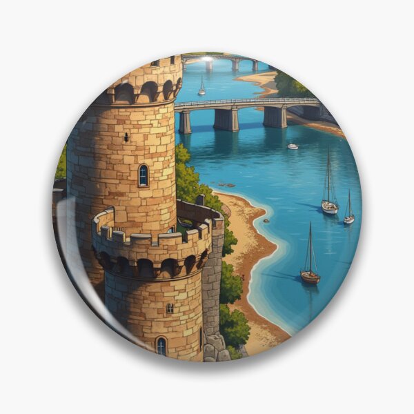 Item preview, Conwy Travel Poster, Perfect Gift for Travel Enthusiasts, Vintage Style Wall Art, Uk art for home decor, Conwy print. Sticker designed and sold by Thegalleryshop1.