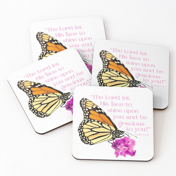 Item preview, Bible Verse Numbers 6:25 Monarch Butterfly designed and sold by boldtvillemayor.