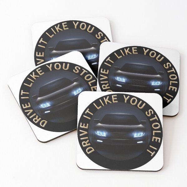 Item preview, Drive it Like you stole it - Dark Front Lights | Poster design designed and sold by CARS and BIKES.