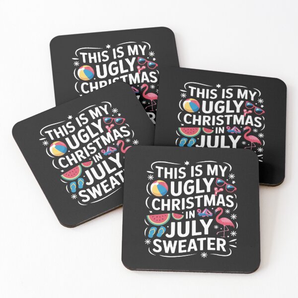 Item preview, This Is My Ugly Christmas In July Sweater Funny Summer  designed and sold by ConceptualVibes.