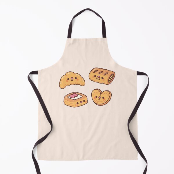 Item preview, Cute Flaky Pastries Croissant Apple Strudel Danish Pastry Palmier designed and sold by rustydoodle.