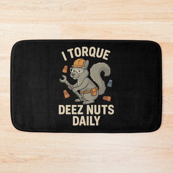 Item preview, I Torque Deez Nuts Daily – Funny Electrician Squirrel Design designed and sold by Westland Market.