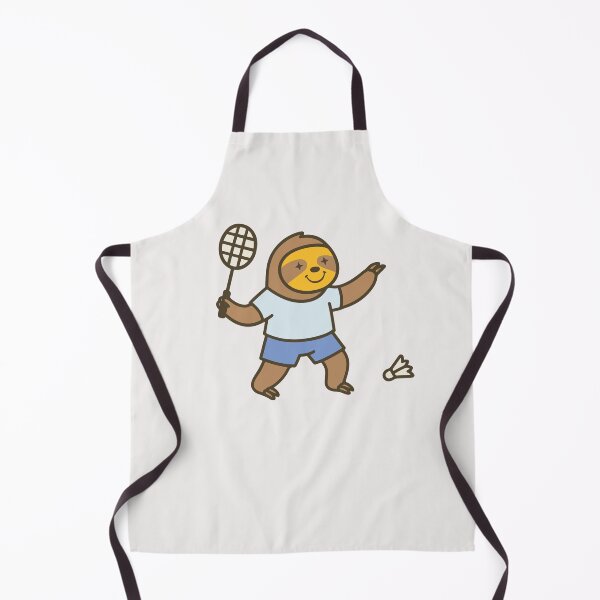 Item preview, Slow Sloth Badminton - Smilie designed and sold by LifeParody.