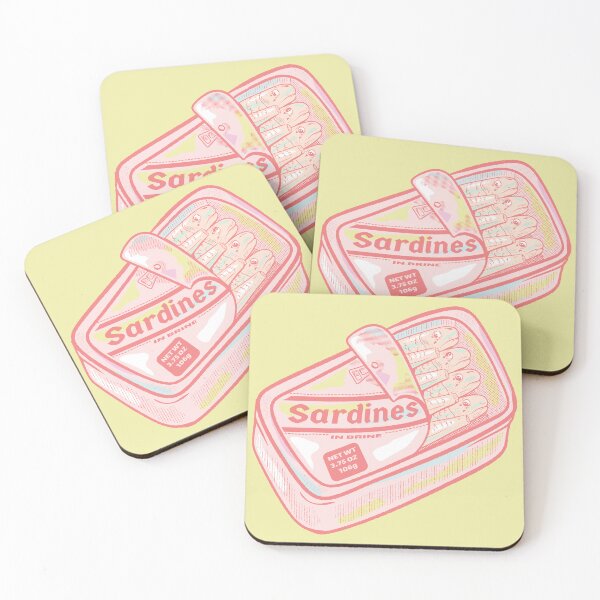Item preview, Tin off sardines pesto pop art colours designed and sold by piedaydesigns.