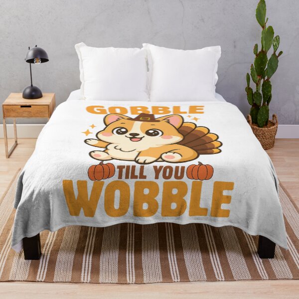 Item preview, Gobble Till You Wobble Funny Corgi Turkey Thanksgiving designed and sold by thebest-2studio.