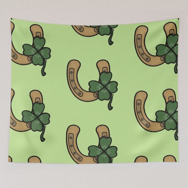 Item preview, Luck of the Irish/ horseshoe and shamrock  designed and sold by CreatedByKay-.