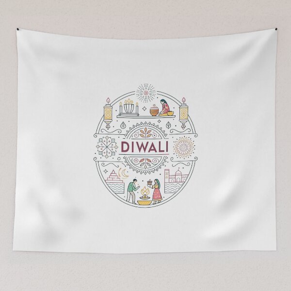 Item preview, DIWALI Festival of Lights designed and sold by likbatonboot.