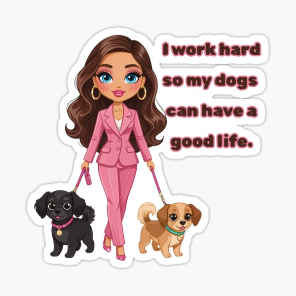 Item preview, Working For The Dogs  designed and sold by picturethispas.
