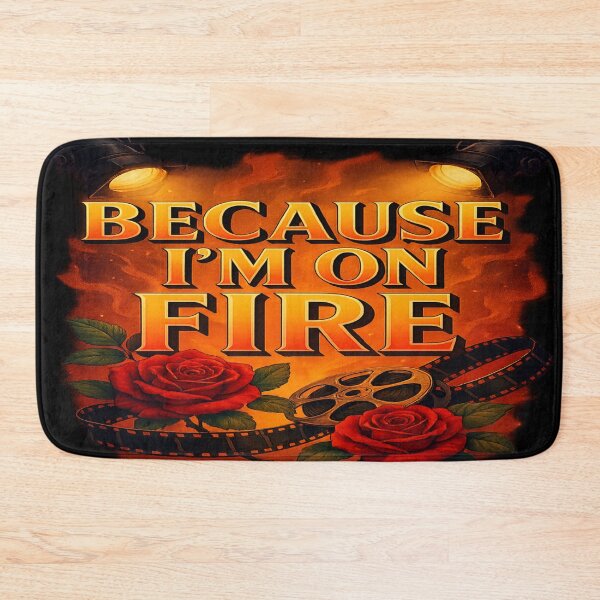 Item preview, Because I’m On Fire Film Design designed and sold by ArtbyCrystal.