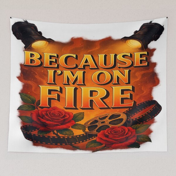 Item preview, Because I’m On Fire Film Design designed and sold by ArtbyCrystal.