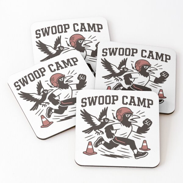 Item preview, Swoop Camp Magpie Survival Badge Design designed and sold by CottonandQuill.