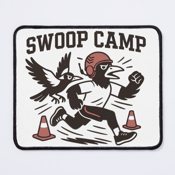 Item preview, Swoop Camp Magpie Survival Badge Design designed and sold by CottonandQuill.