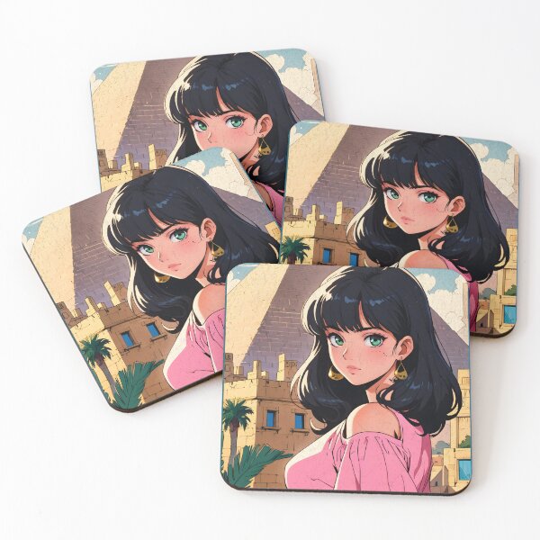 Item preview,  Romantic Farewell in Cairo Egypt Africa – Retro Anime Travel Girl Love Quote designed and sold by Kawaii-Sky.
