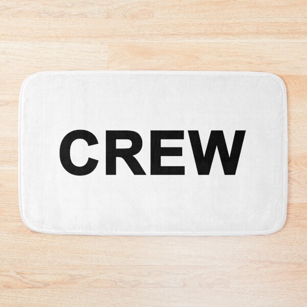 Item preview, Crew Logo Black Letters With White Border designed and sold by koolzeeart.