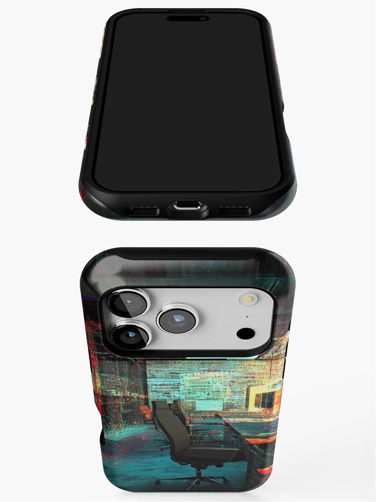 Thumbnail 3 of 4, iPhone Case, Distorted designed and sold by RicoInStudios.