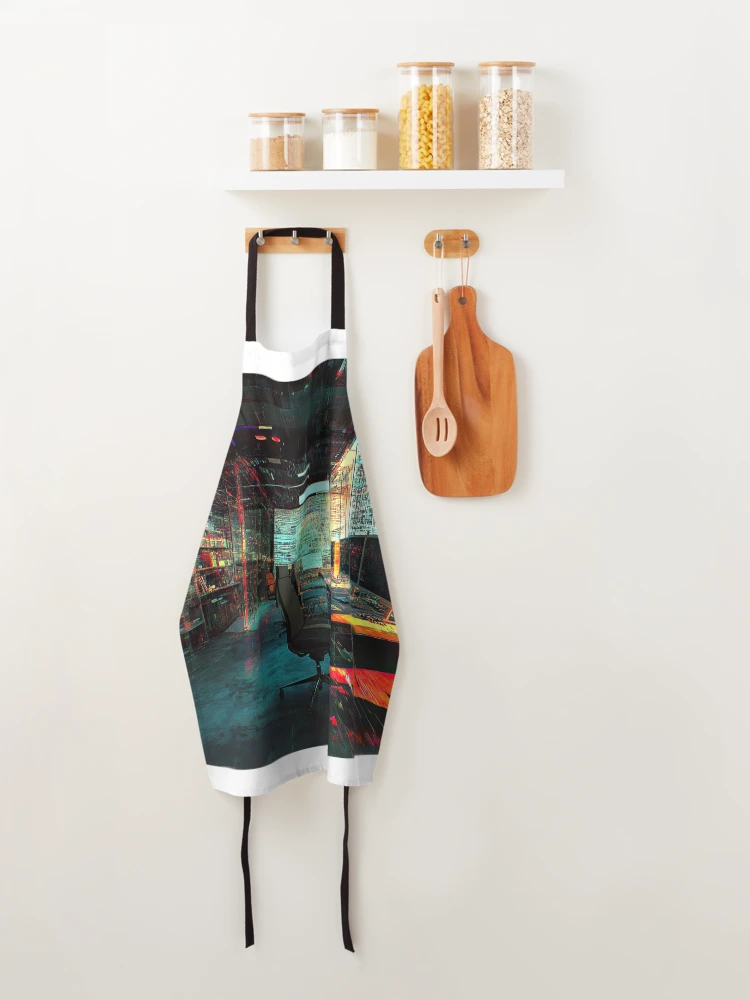Thumbnail 4 of 6, Apron, Distorted designed and sold by RicoInStudios.