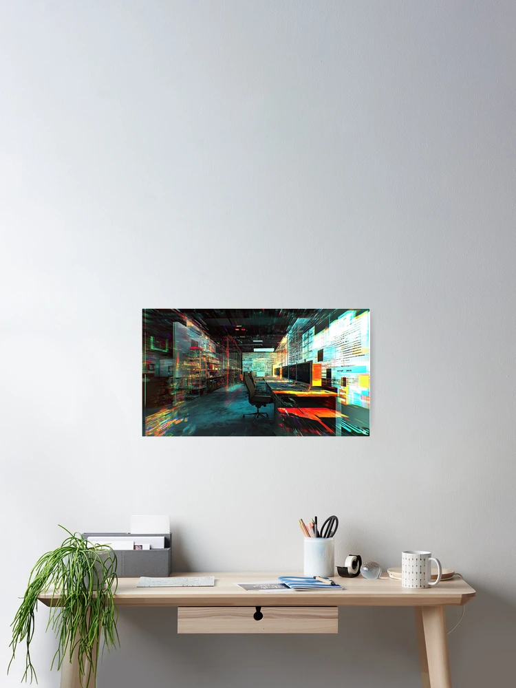 Thumbnail 2 of 3, Poster, Distorted designed and sold by RicoInStudios.