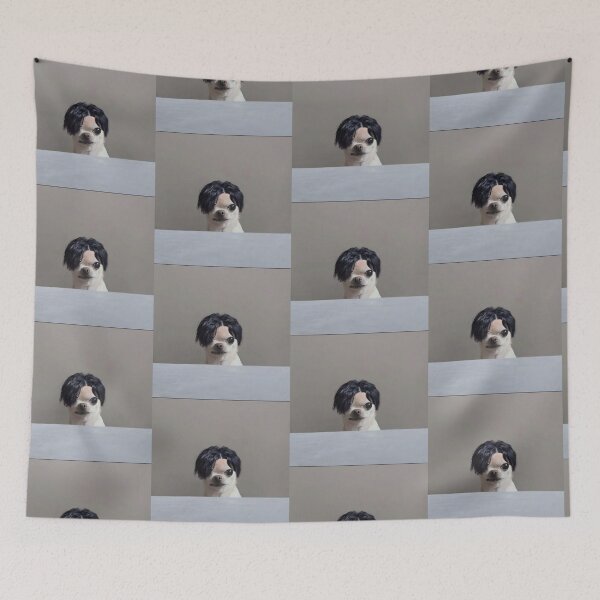 Item preview, Chihuahua in a wig  designed and sold by monkey zone.